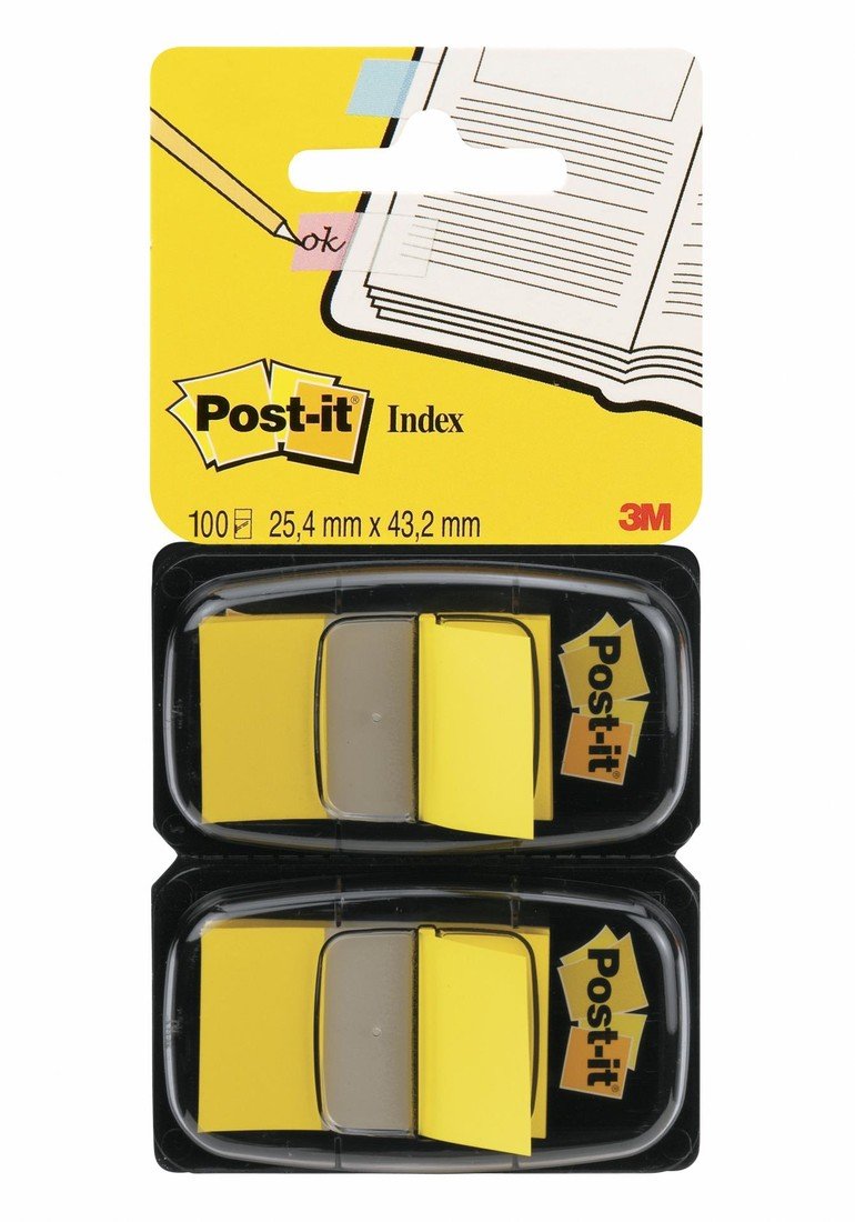 Samolepicí záložky Post-it dvojbalení, žluté