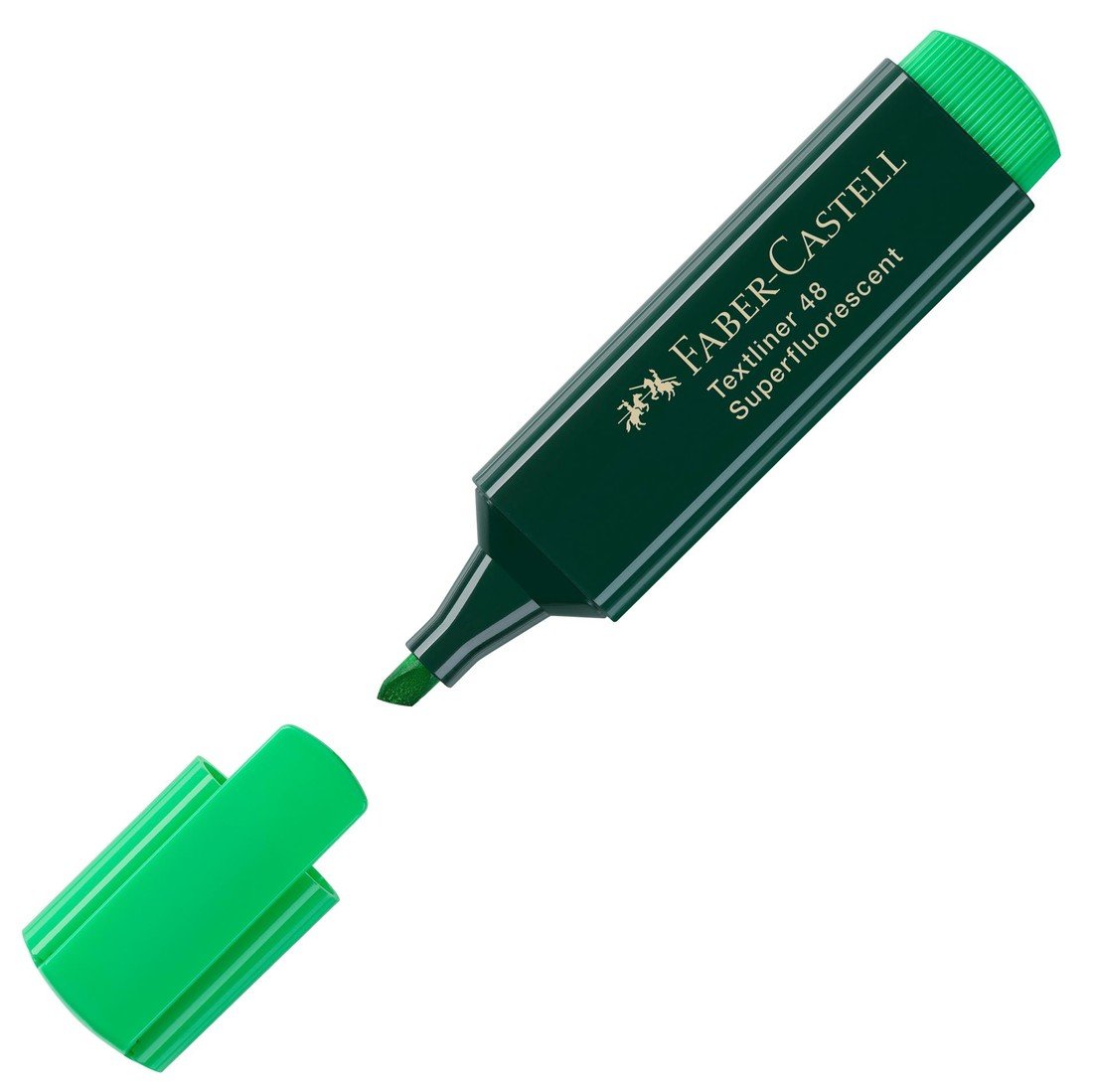 Zvýrazňovač Faber-Castell Textliner 1548 - zelený