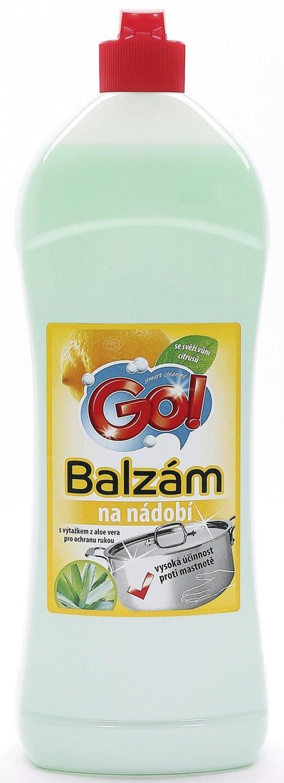 GO! Prostředek na nádobí GO! - balzám, citron, 1 l