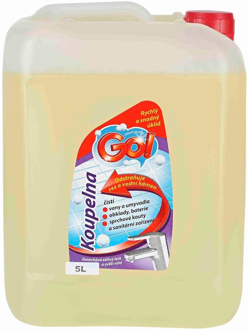 GO! Čisticí prostředek na koupelny GO! - 5 l