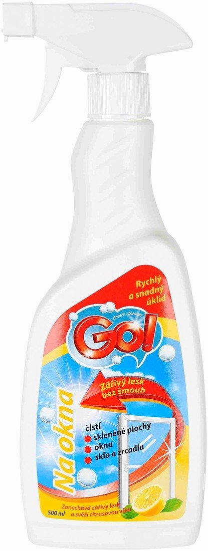 GO! Čisticí prostředek na okna GO! - 500 ml