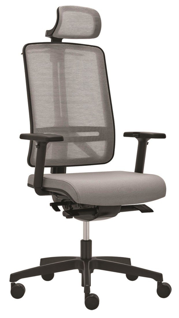 RIM CZ Kancelářská židle Flexi FX 1104 PDH - synchro, světle šedá
