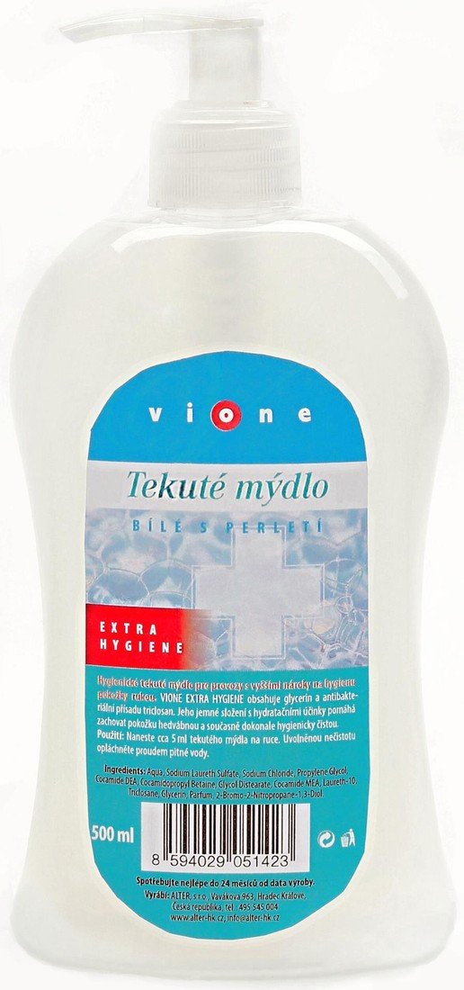 Vione Tekuté mýdlo Vione - s antibakteriální přísadou, 500 ml