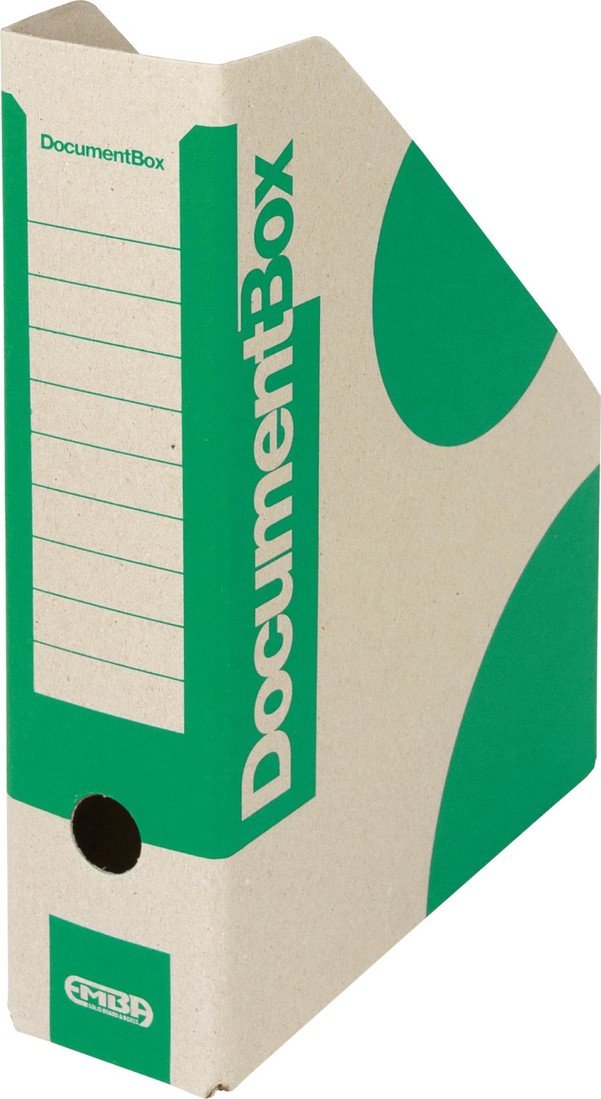 Stojan na časopisy Emba - A4, 7,5 cm, zelený, 1 ks