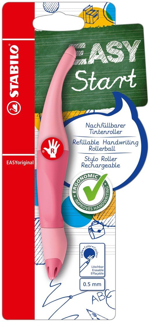 Ergonomické pero Stabilo EASYoriginal Pastel - pro praváky, růžové