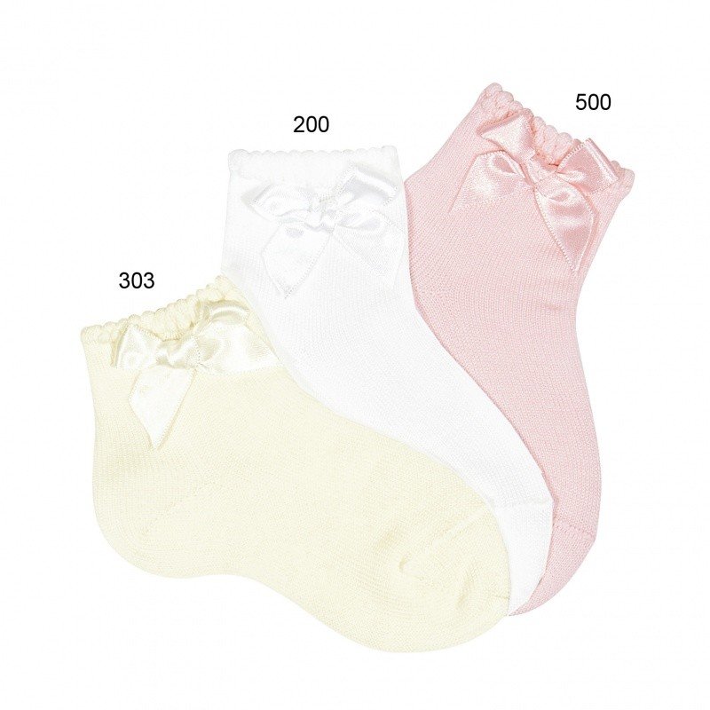 Cóndor Condor dětské ponožky bílé 27304_200 Velikost: 00 / 3 - 6 měsíců