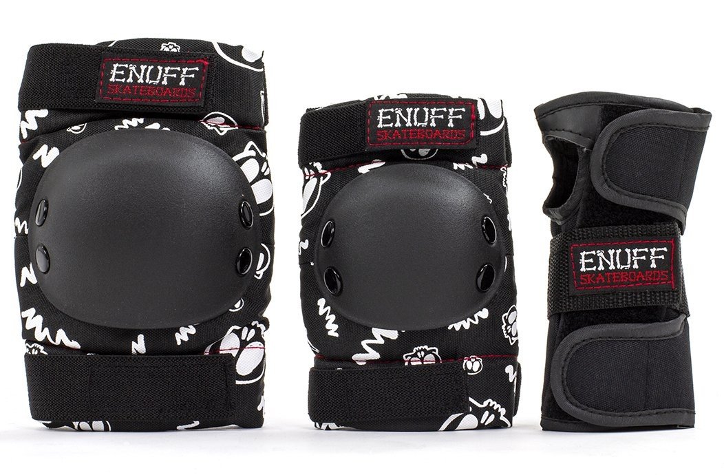 Enuff - Skull Junior Ramp Pad Set - Dětská sada chráničů Velikost: L