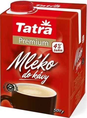 Mléko do kávy 4% Tatra Premium, 500g