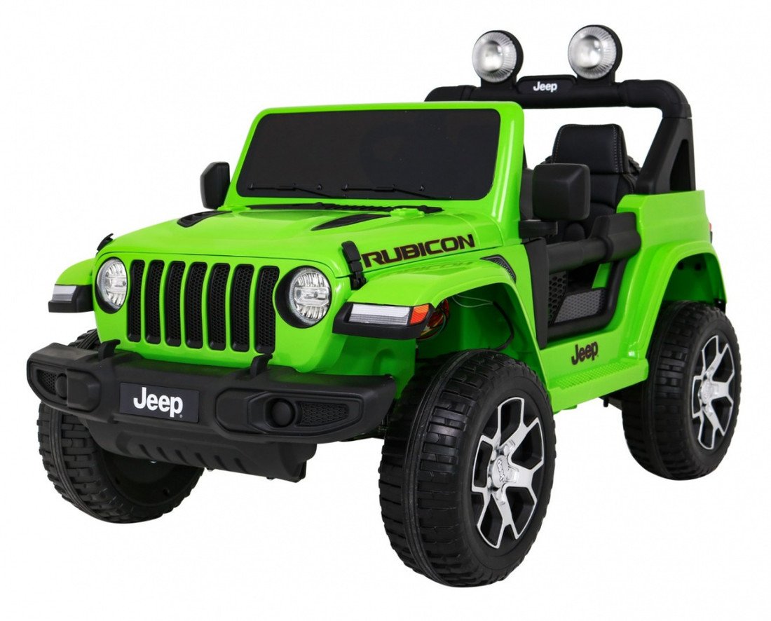 mamido Elektrické autíčko Jeep Wrangler Rubicon 4x4 zelené