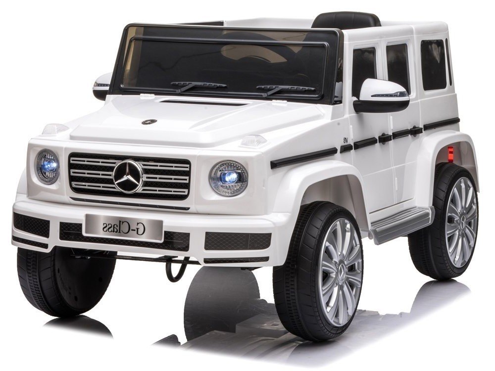 mamido Dětské elektrické autíčko Mercedes G500 bílé