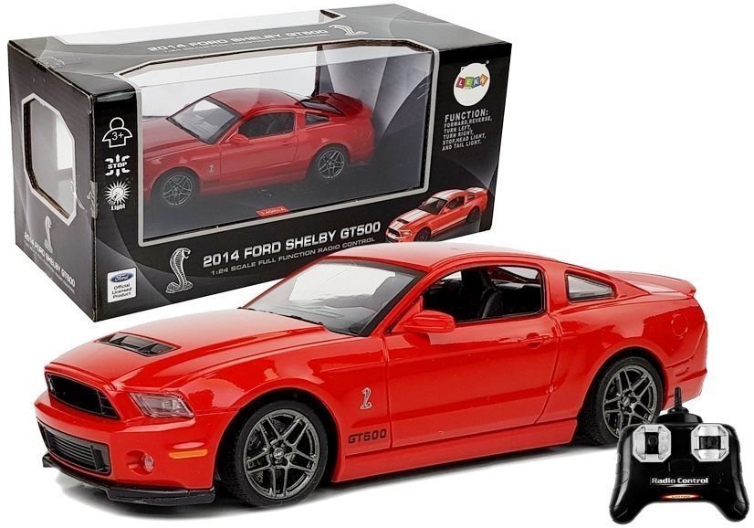 mamido Auto na dálkové ovládání RC Ford Shelby GT500 červené