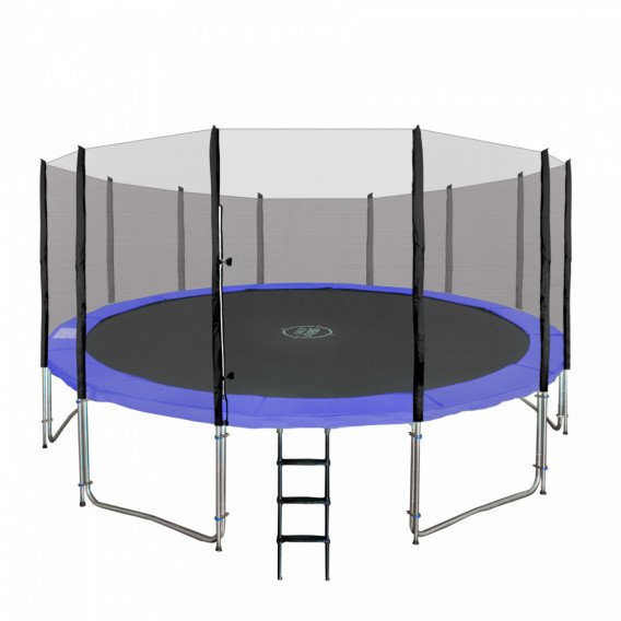 mamido Trampolína s žebříkem 487 cm modrá
