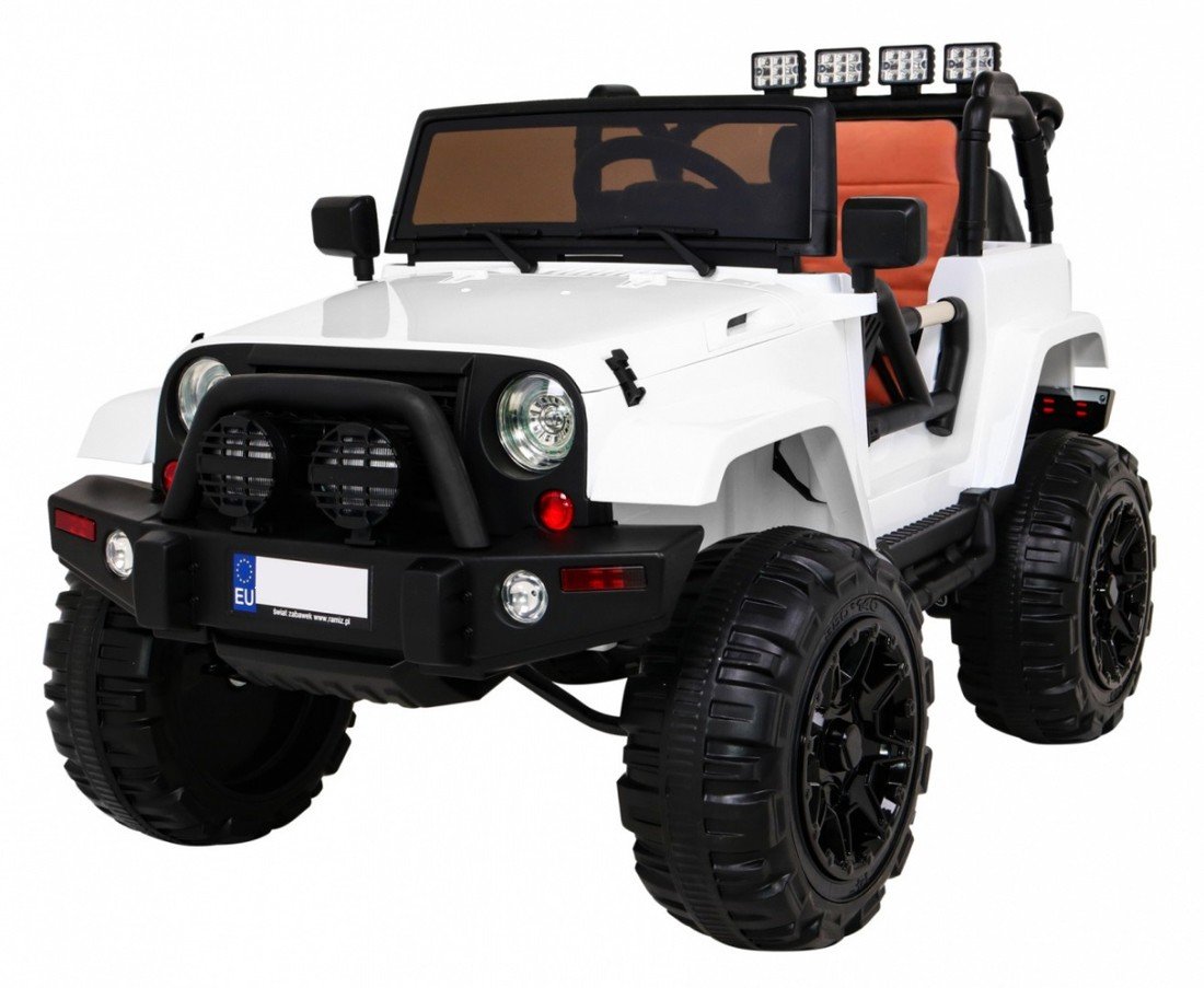 mamido Elektrické autíčko Jeep All Terrain bílé