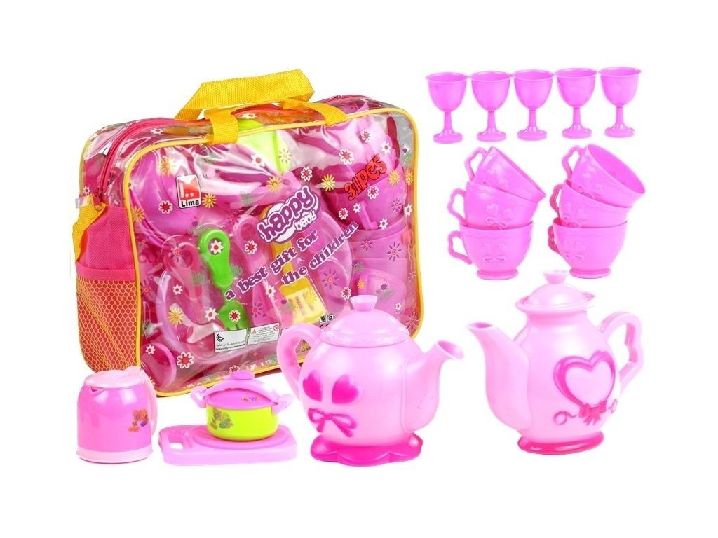 mamido Sada nádobí růžová 31 kusů