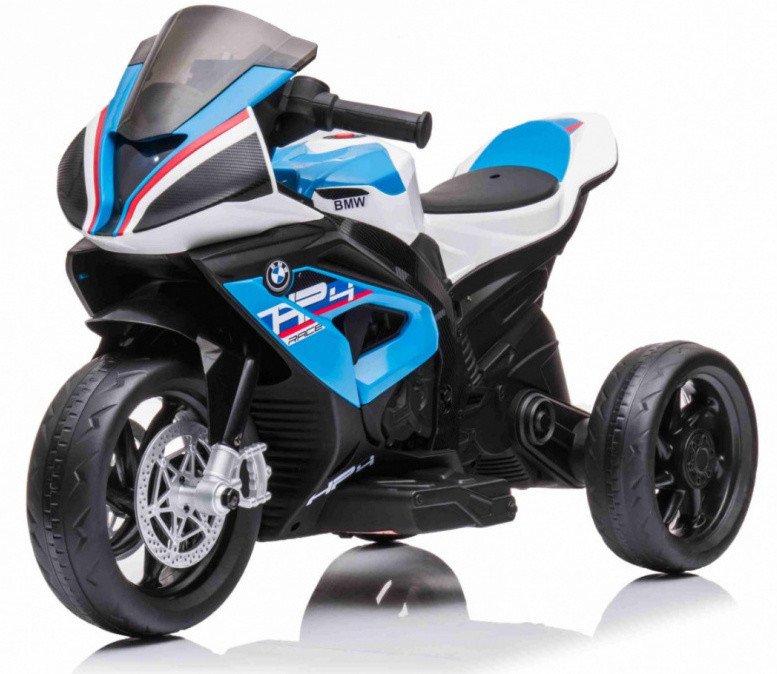 mamido Dětská elektrická motorka BMW HP4 modrá