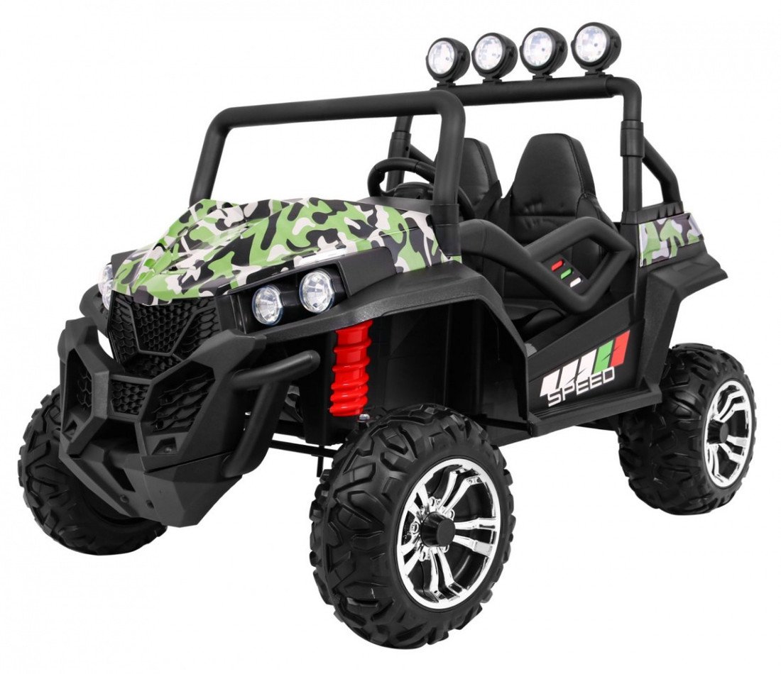mamido Dětské elektrické autíčko Buggy Strong Lift 24V 4x4 maskáčové