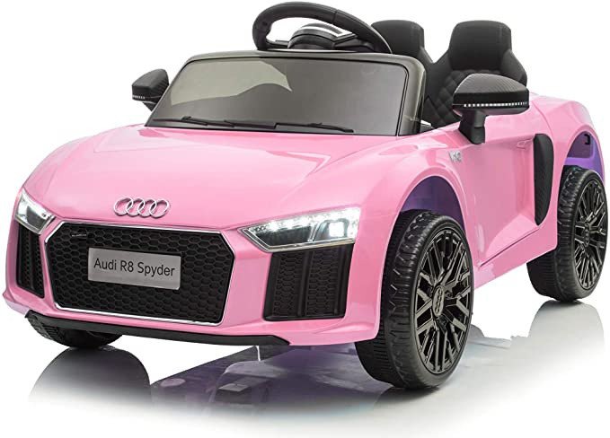 mamido Dětské elektrické auto Audi R8 Spyder růžové