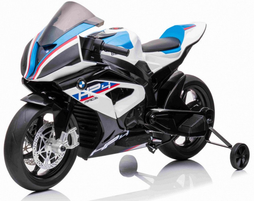 mamido Dětská elektrická motorka BMW HP4 Race bílá