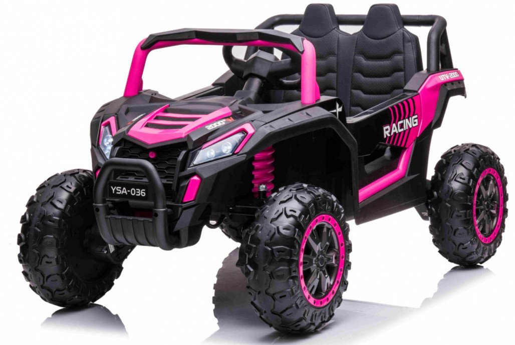 mamido Elektrické autíčko Buggy UTV Racing 4x4 růžové