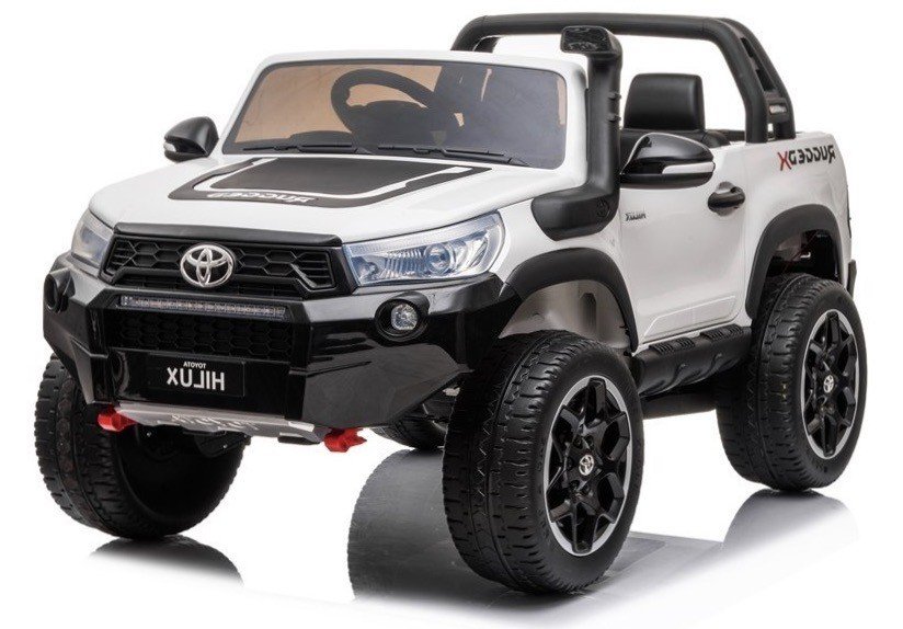 mamido Dětské elektrické autíčko Toyota Hilux 4x4 bílé