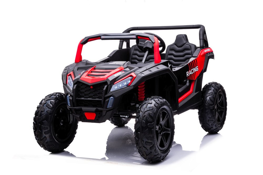 mamido Elektrické autíčko Buggy UTV Strong 24V nafukovací kola červené