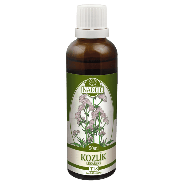 Naděje Kozlík lékařský tinktura z byliny T18 50 ml