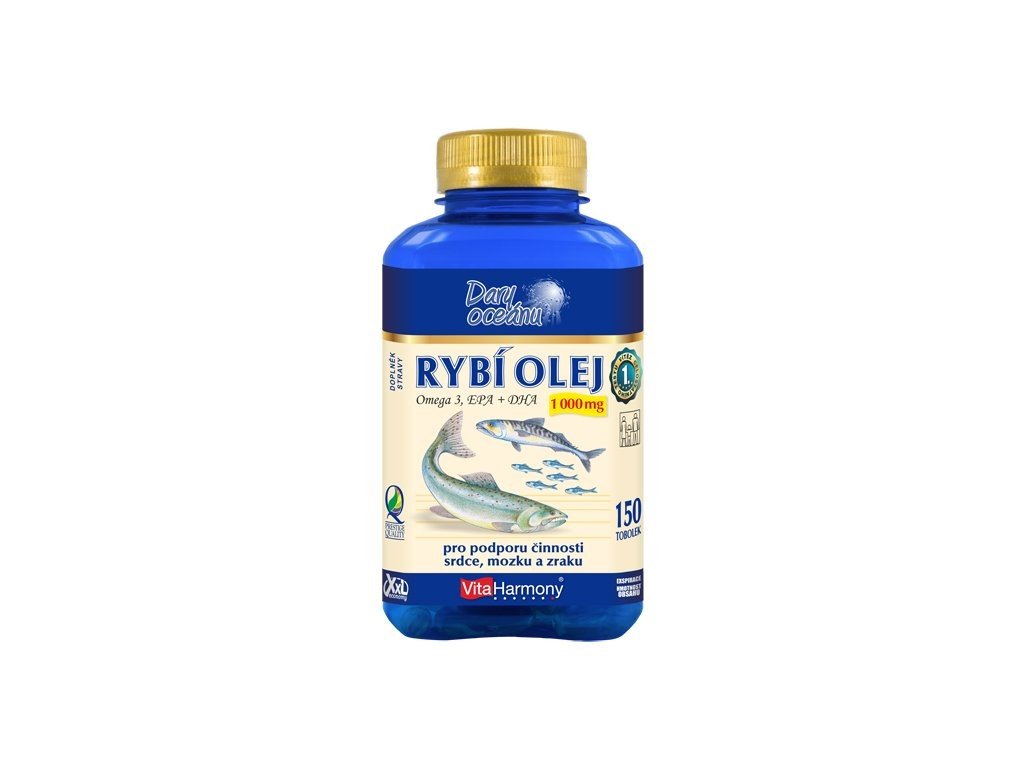 VitaHarmony Rybí olej (1000 mg) 150 tablet