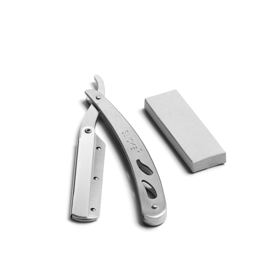 ​Shaving Knife Safety - kovová břitva na vyměnitelné žiletky, poloviční čepel velikost žiletky Long 1977