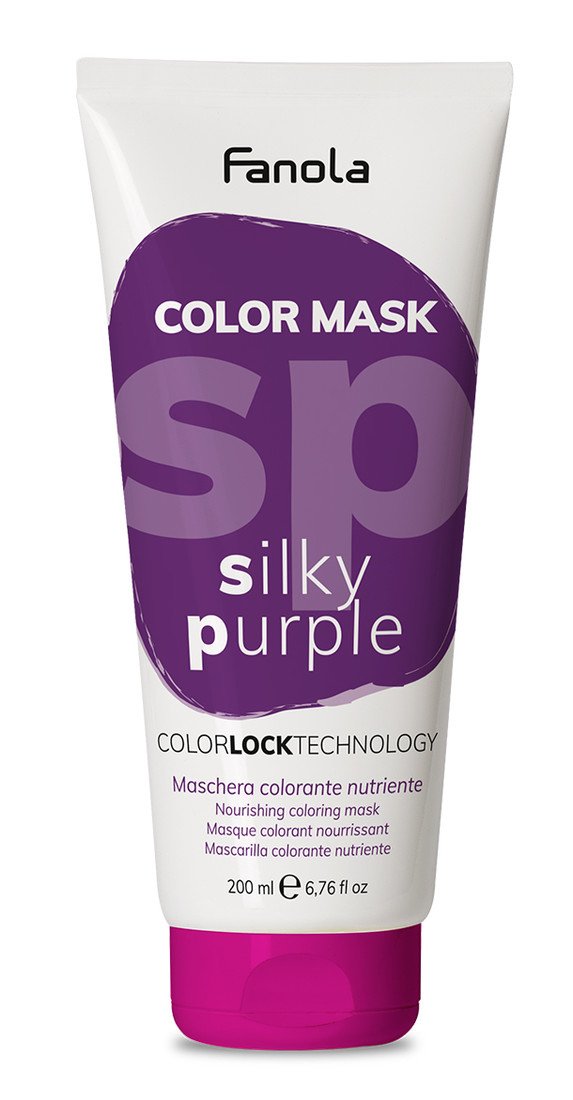Fanola Color Mask - barevné masky Silky Purple (fialová), 200 ml