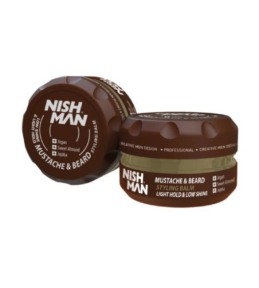 Nishman Beard and Moustache Styling Balm - stylingový balzám na bradu a vousy, 100 ml
