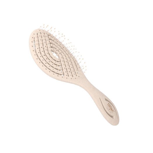 Eurostil 07539 Oval ECO Flexibile Brush - flexibilní oválný kartáč na vlasy z přírodních materiálů