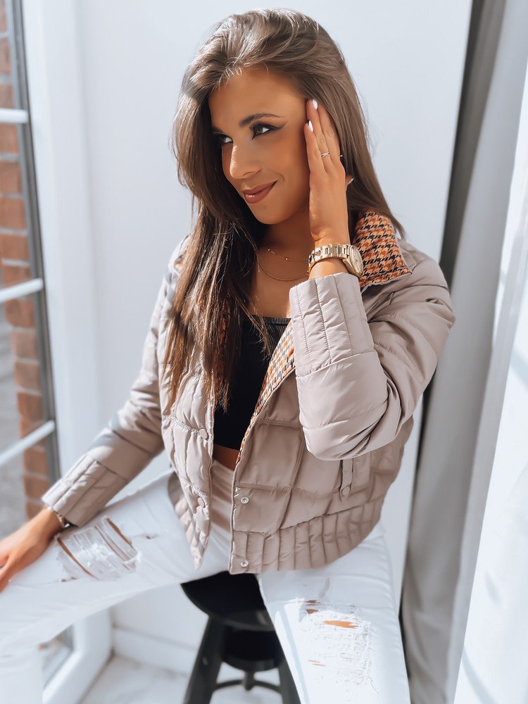 Dámská bunda FIORELLA béžová Dstreet