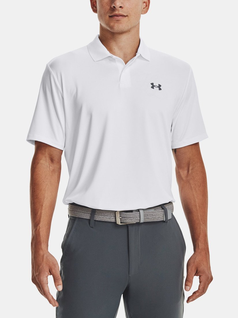 Under Armour Tričko UA Performance 3.0 Polo -WHT - Pánské