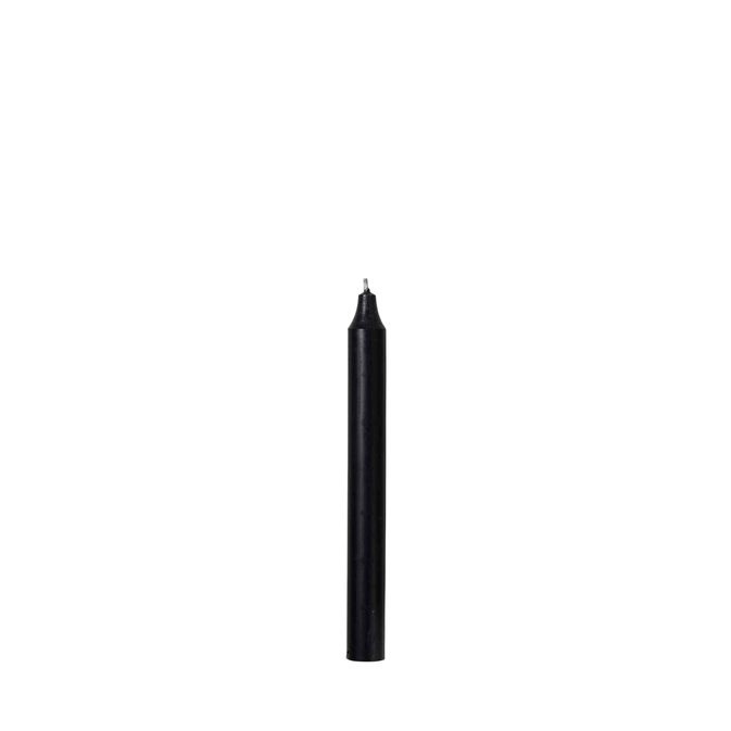 Krátká svíčka průměr 2,1 cm doba hoření 8 h Broste RUSTIC - černá