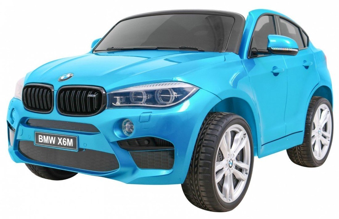 mamido Elektrické autíčko BMW X6 M dvoumístné XXL lakované modré