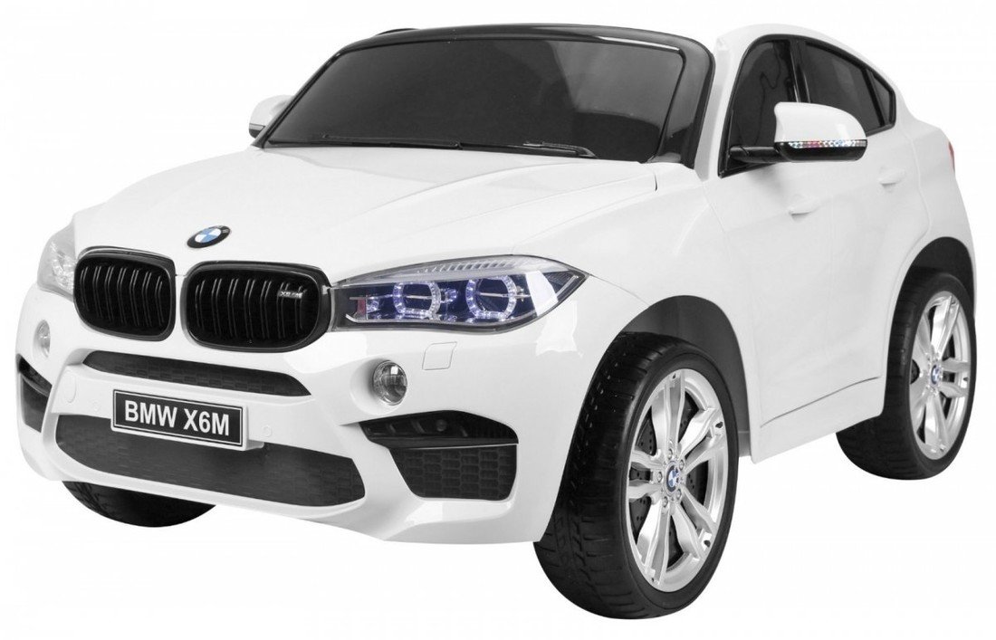 mamido Elektrické autíčko BMW X6 M dvoumístné XXL bílé