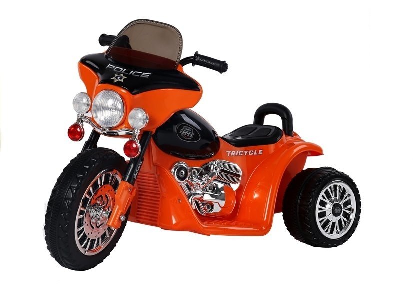 mamido Dětská elektrická motorka JT568 oranžová
