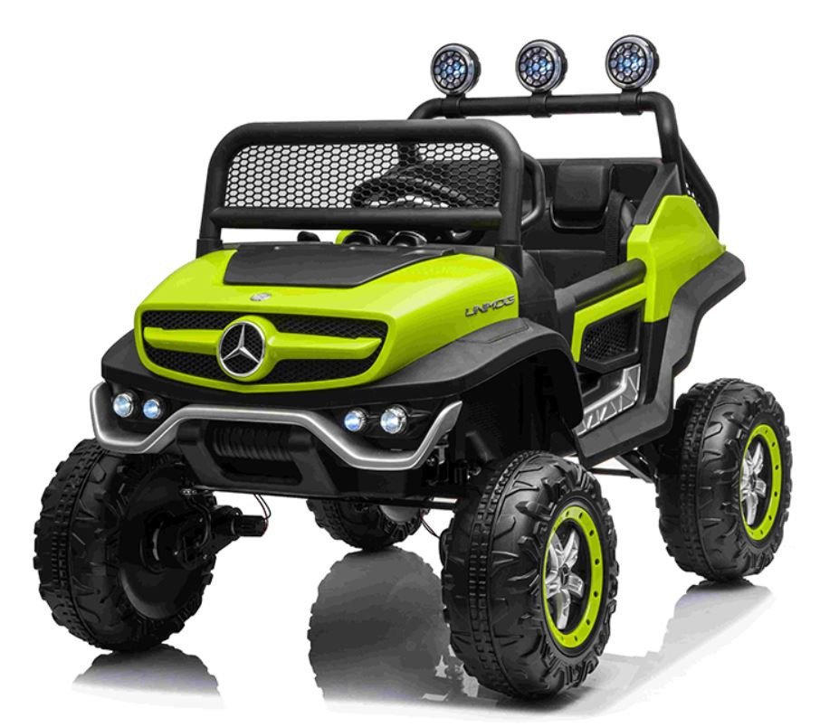 mamido Dětské elektrické autíčko Buggy Mercedes-Benz Unimog 4x4 zelená
