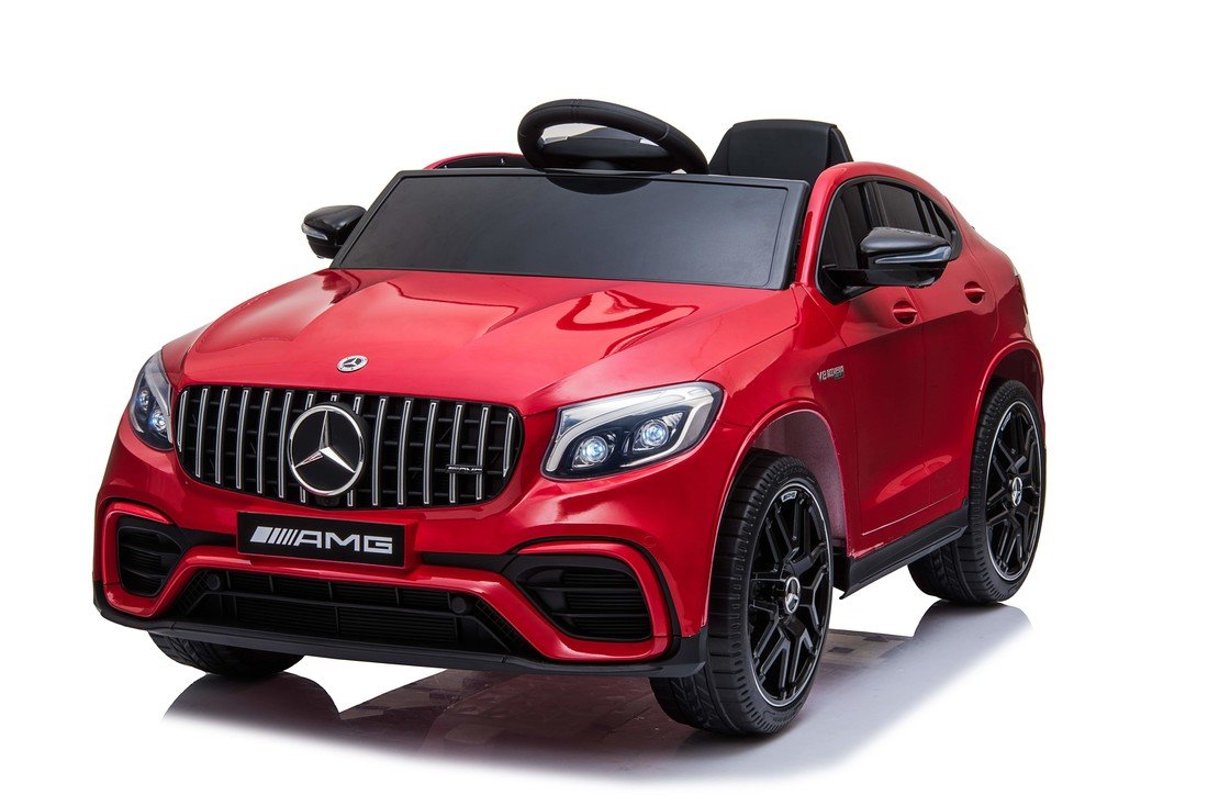 mamido Dětské elektrické autíčko Mercedes Benz GLC 63S 4x4 červené