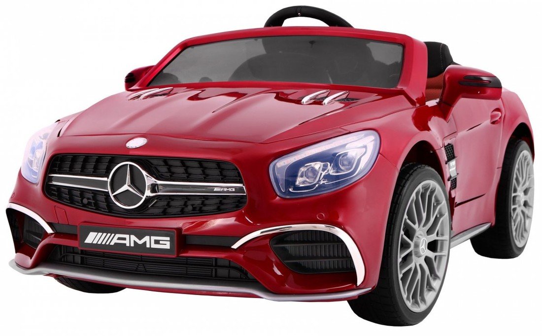 mamido Elektrické autíčko Mercedes Benz AMG SL65 lakovaná červená