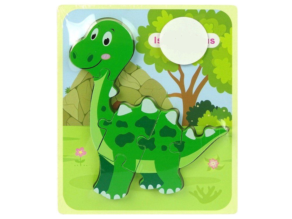 mamido Dřevěné puzzle pro nejmenší dinosaurus