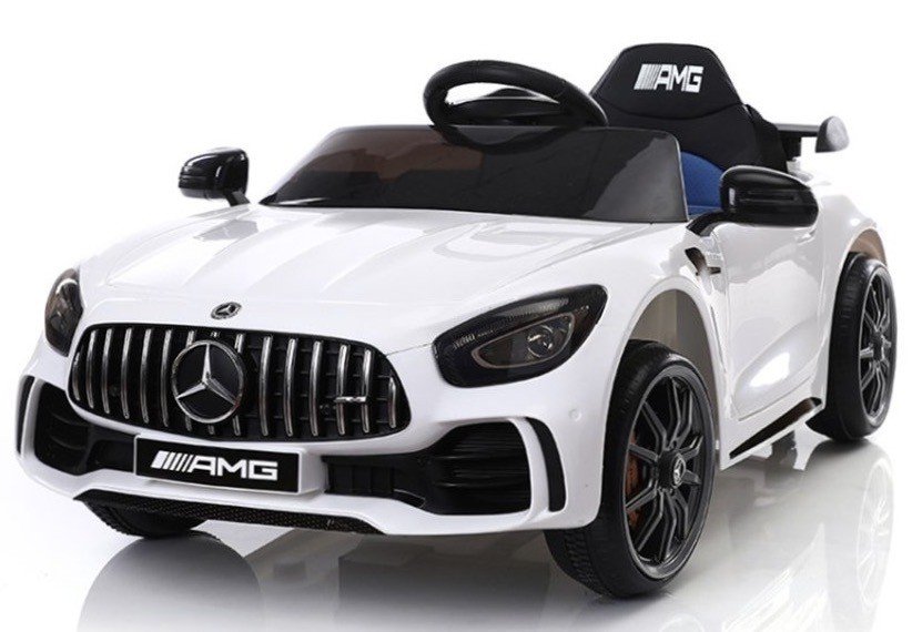 mamido Dětské elektrické autíčko Mercedes GTR bílé