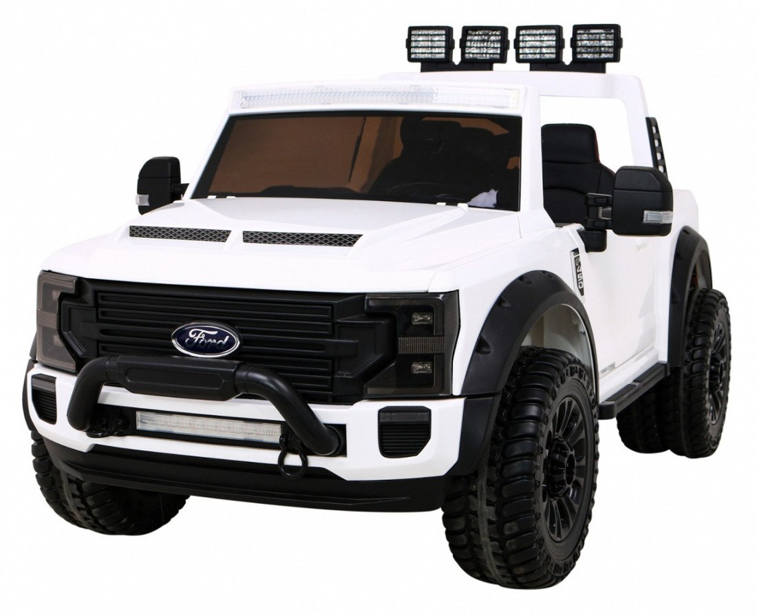 mamido Elektrické autíčko Ford Super Duty 4x4 bílé