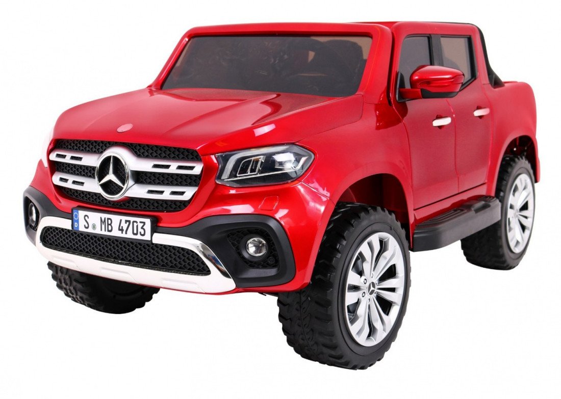 mamido Elektrické autíčko Mercedes-Benz X-Class MP4 4x4 lakované červené