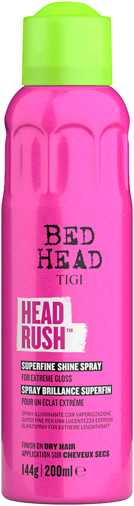 Bed head TIGI Headrush Styling shine spray - lesk na vlasy, 200 ml