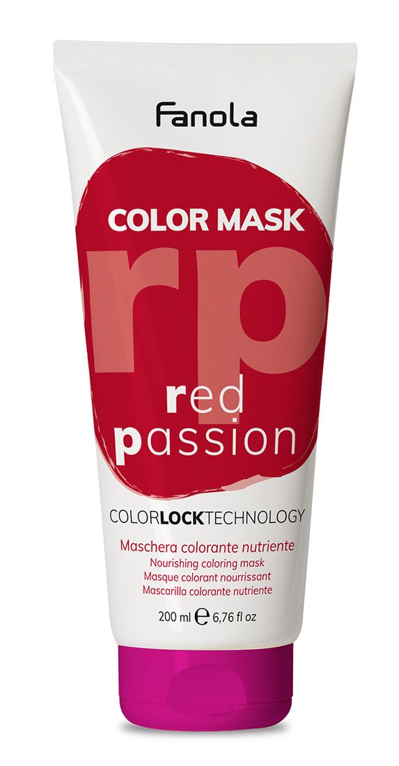 Fanola Color Mask - barevné masky Red Passion (červená), 200 ml