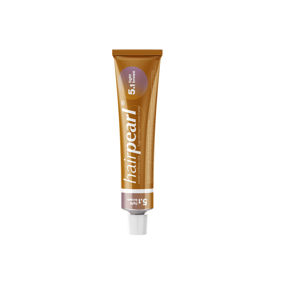 HairPearl Cream Eyelash and Eyebrow Color - krémová barva na obočí a řasy, 20 ml 5.1 - svetlá natural