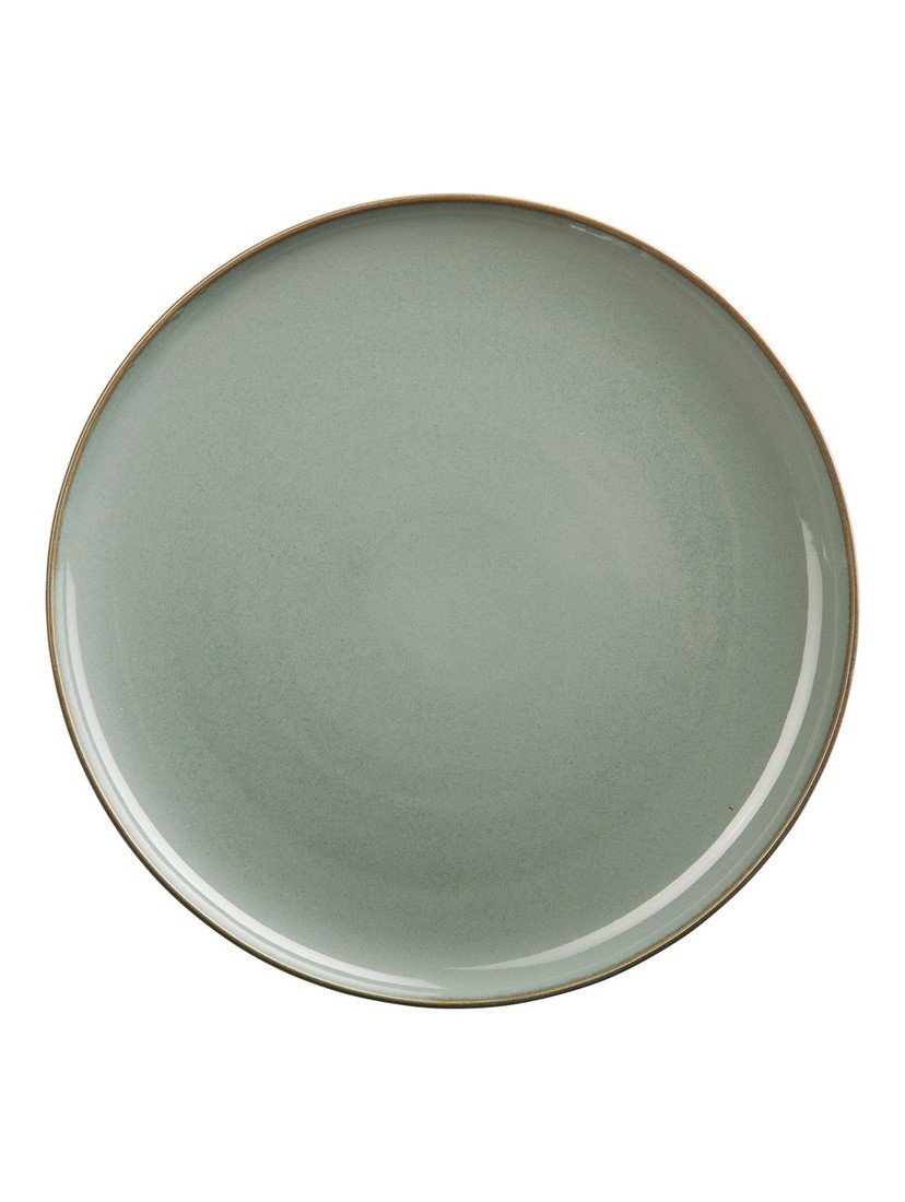 Kameninový mělký talíř průměr 26,5 cm SAISONS EUCALYPTUS ASA Selection - modrozelený