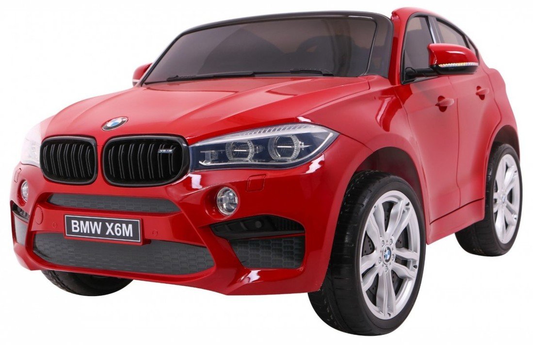 mamido Elektrické autíčko BMW X6 M dvoumístné XXL lakované červené