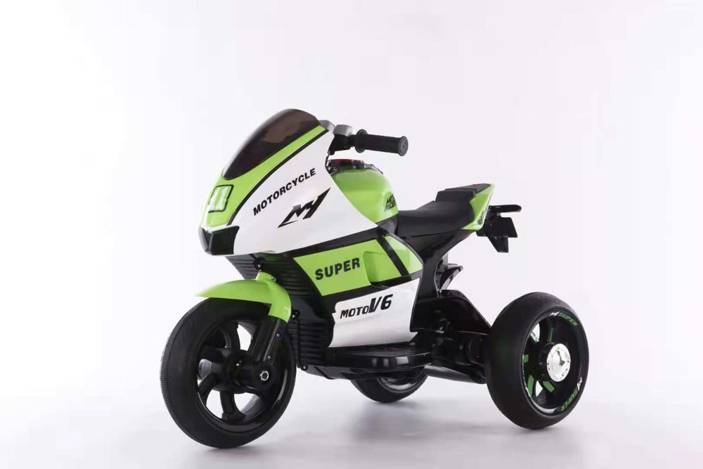 mamido Dětská elektrická motorka MotoV6 zelená